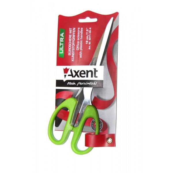 Ножницы 19 см Axent Ultra, салатовые 6211-09-A