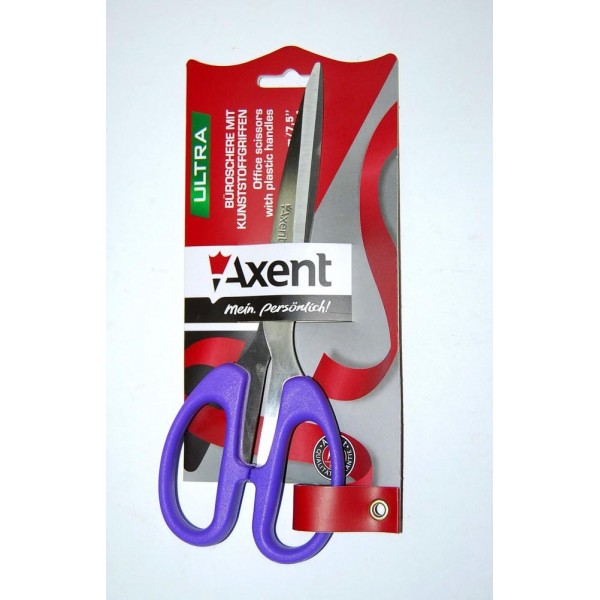 Ножницы 19 см Axent Ultra, фиолетовые 6211-11-A