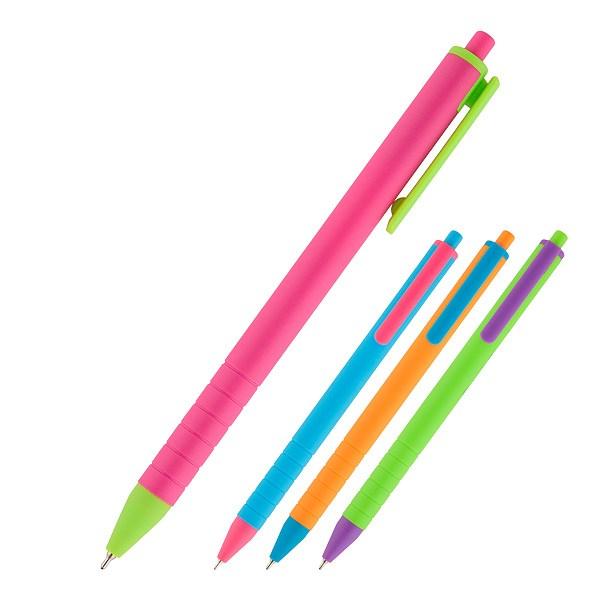 Ручка масляная автомат Axent Reporter Color 0,7 синяя AB1069-02-A