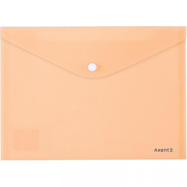 Папка на кнопке А5 Axent Pastelini, персиковая 1522-42-A