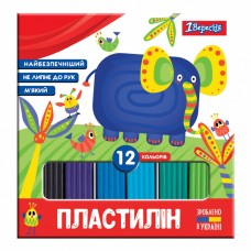 Пластилин 1 Вересня Zoo Land 12 цв 240г 540586