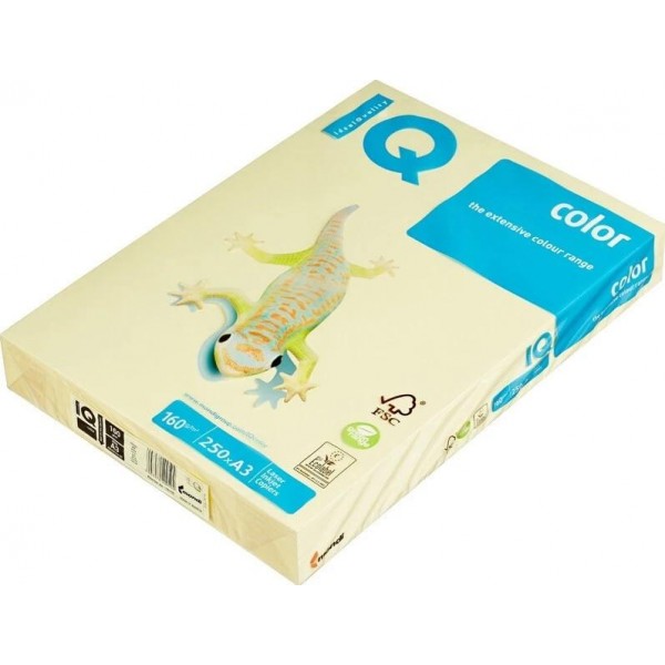 Бумага A3 IQ Color YE23 пастель светло желтый IQCol A3/80-YE23