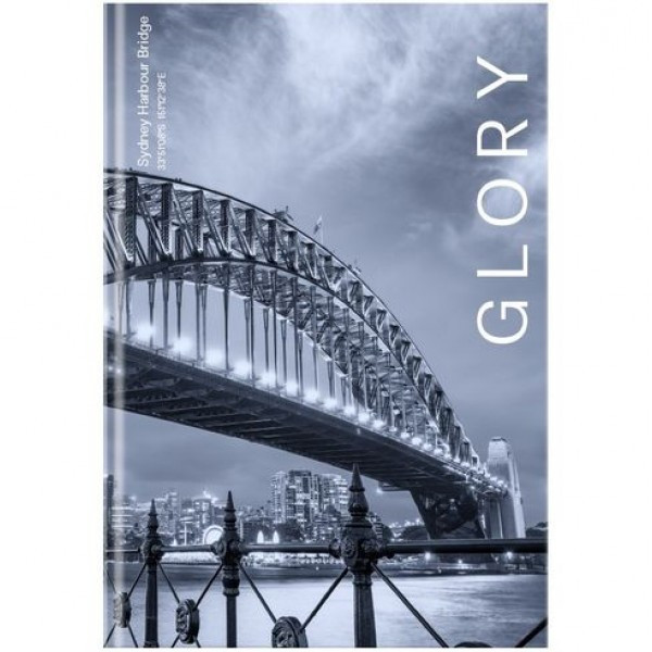 Книга записная А4 96 л клетка Glory 8422-566-A