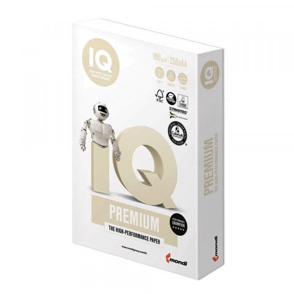Папір офісний А4 IQ Premium 160 г/м2 250 л IQPrem A4/160