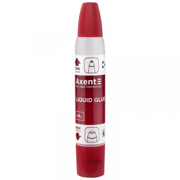 Клей силикатный 2 аппликатора Axent 40 г 7201-A