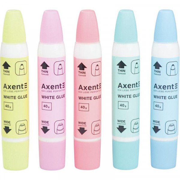 Клей ПВА 2 аппликатора Axent 40 г 7202-A