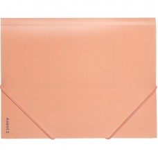 Папка на резинках А4 Axent Pastelini, персиковая 1504-42-A