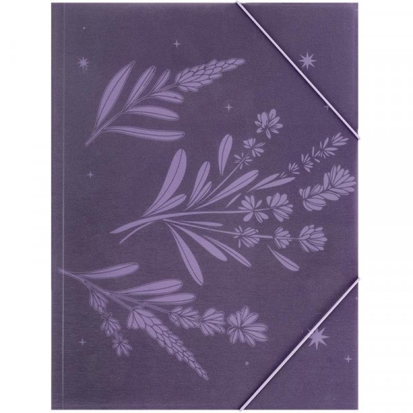 Папка на резинках А4+ Axent Lavender-1 1509-36-A