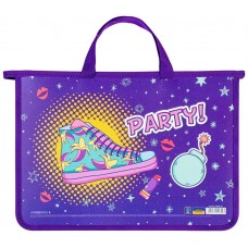Портфель пластиковий на блискавці А4 CoolForSchool 2 відділення, CF30001-01