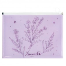 Папка zip-lock A4+ Axent Lavender-2 1497-37-A