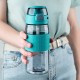 Бутылка для воды 600 мл серо-зеленая K24-1201-1