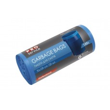 Пакеты для мусора 120л/20шт PRO Standard 21мкм 70х109см LD , синие 16201530