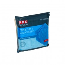 Салфетки микрофибра унив. 5 шт/уп 35*35см PRO Standard, голубые 18301700