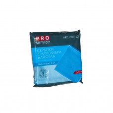 Салфетки микрофибра для стекол 5шт/уп. PRO Standard 35*35см, голубые 18301600