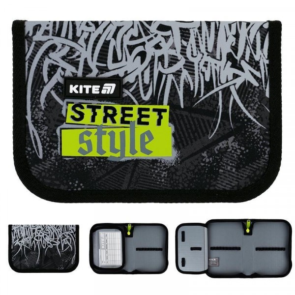 Пенал твердый Kite 1 отв. 621 Street Style K25-621-6
