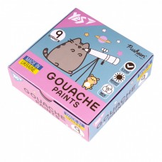Гуашь Yes Pusheen 9цв/20мл 230401