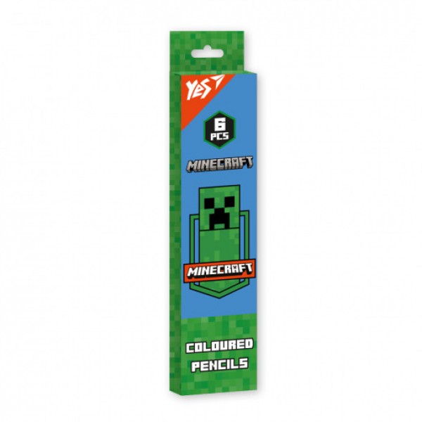Олівці Yes Minecraft Creeper 6 кол 290724