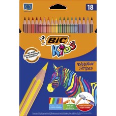 Карандаши BIC Evolution Stripes 18 цв bc950524