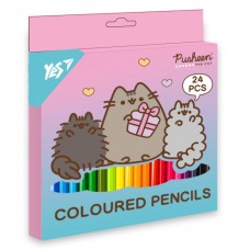 Карандаши Yes Pusheen Stormy and Pip 24 цв 290741