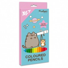 Карандаши Yes Pusheen Cheek 12/24 цв 290745