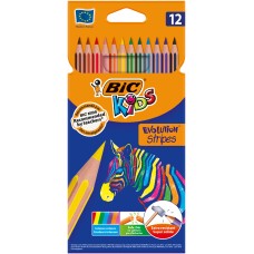Карандаши BIC Evolution Stripers 12 цв bc9505221