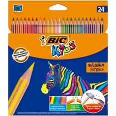 Карандаши BIC Evolution Stripes 24 цв bc950525