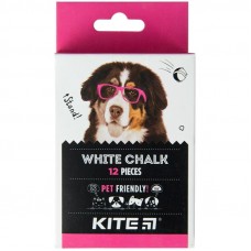 Крейда біла 12 шт Kite Dogs, кругла K22-079-12