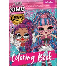 Розмальовка з наклейками L.O.L O.M.G. Queens LCB14