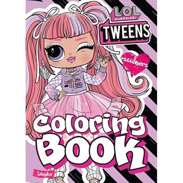 Розмальовка з наклейками Tweens Ali Dance LCB9