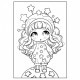 Розмальовка 1Вересня Anime baby girls 743065