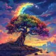 Алмазная мозаика Дерево грез 25х25 BH021