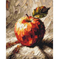 Картина за номерами обкладинка Яблуко 40x50 см BS54163