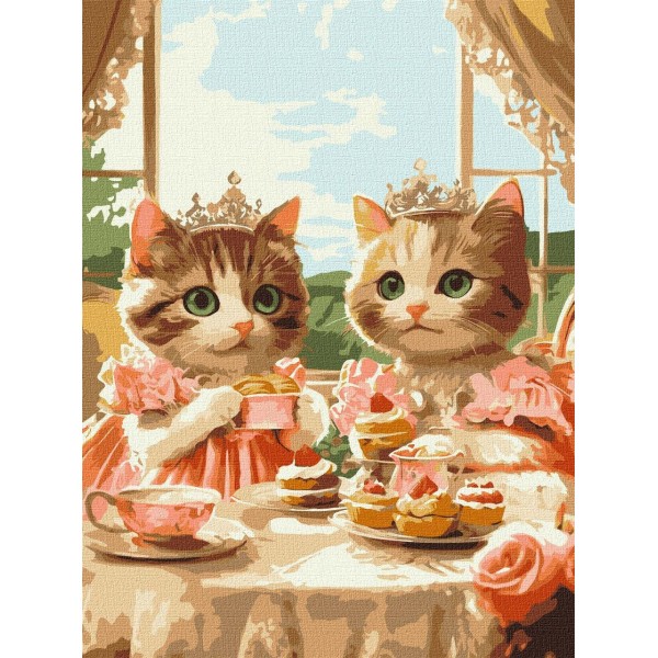 Картина по номерам обложка Гламурная вечеринка 30х40 см Happy pets KHO6689