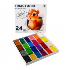 Пластилин 7С 24цв. 192г, стек 7C32401