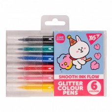 Фломастеры YES Line Friends 6 цв 650560