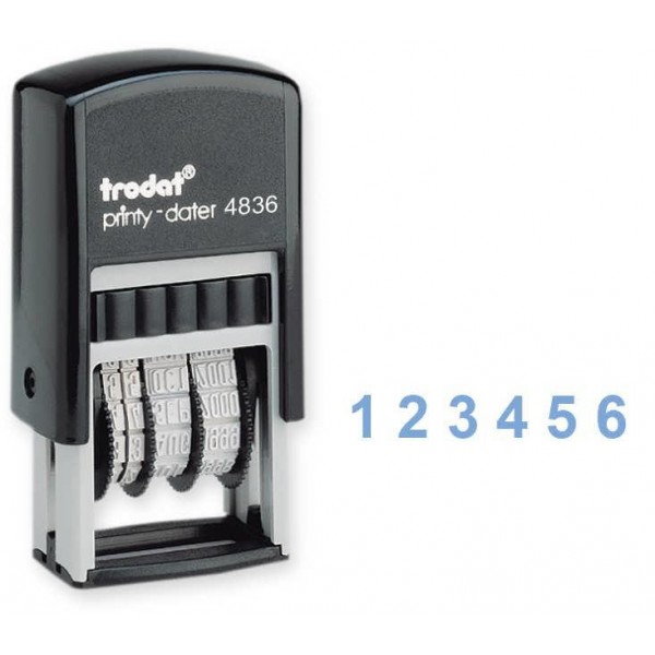 Нумератор Trodat пластик 3,8 мм 6-ти розрядний 4836