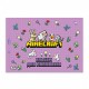 Альбом для рисования А4 20 л скоба с перфорацией 100 г/м2 Minecraft girls Ассорти дев 130599