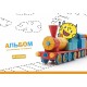 Альбом для рисования А4 20 л склейка 100 г/м2 8551 STAR Ассорти уни PB-GB-020-8551