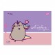 Альбом для рисования А4 20 л скоба с перфорацией 100 г/м2 Pusheen Ассорти дев 130589