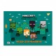 Альбом для малювання А4 12 л скоба з перфорацією 100 г/м2 Minecraft Асорті малий 130595