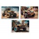 Альбом для рисования А4 20 л спираль 120 г/м2 УФ лак 8004 Ассорти мал PB-SC-020-8004