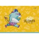 Альбом для рисования А4 20 л склейка 100 г/м2 выб УФ лак 449 STAR Ассорти уни PB-GB-020-449