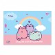 Альбом для рисования А4 20 л скоба с перфорацией 100 г/м2 Pusheen Ассорти дев 130589