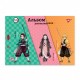 Альбом для рисования А4 20 л скоба с перфорацией 100 г/м2 Demon Slayer Ассорти дев 130586