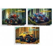 Альбом для рисования А4 20 л спираль 100 г/м2 8505 STAR Ассорти мал PB-SC-020-8505