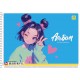 Альбом для рисования А4 20 л спираль 120г/м2 Ассорти дев PB-SC-020-8045