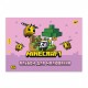 Альбом для рисования А4 20 л скоба с перфорацией 100 г/м2 Minecraft girls Ассорти дев 130599