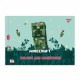 Альбом для рисования А4 28 л скоба с перфорацией 100 г/м2 Minecraft girls Ассорти дев 130600