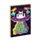 Блокнот А6 80 л спираль клетка Acid space Ассорти 151958