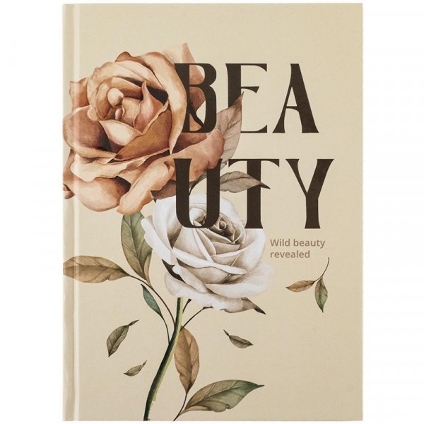 Книга записна А5 96 л тв палітурка клітина Beauty 8459-7-A